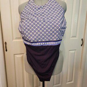 womens size 3x ands end bathing suit